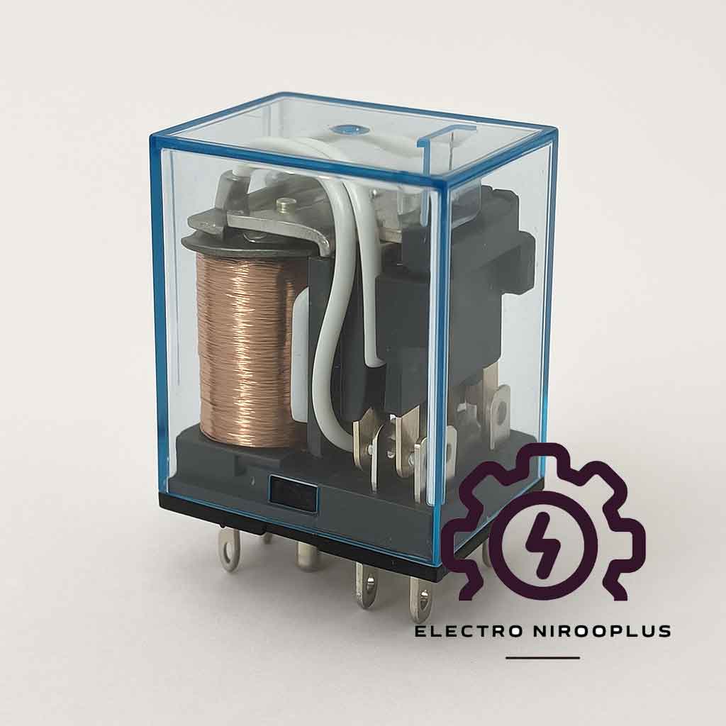 رله-8-پایه رله شیشهای 8 پایه