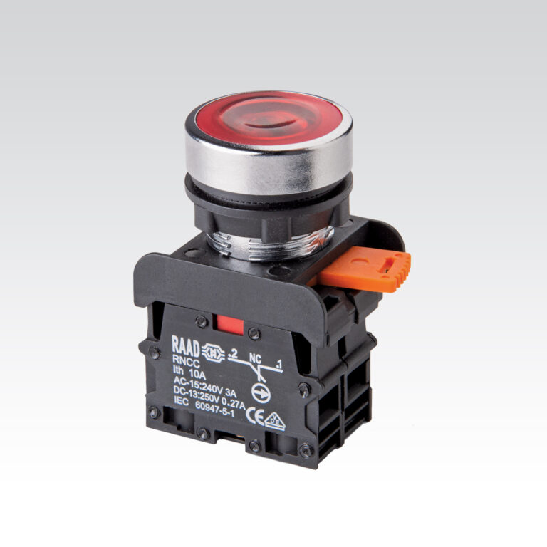 کلید استپ چراغدار رعد الکتریک کلید استپ چراغدار